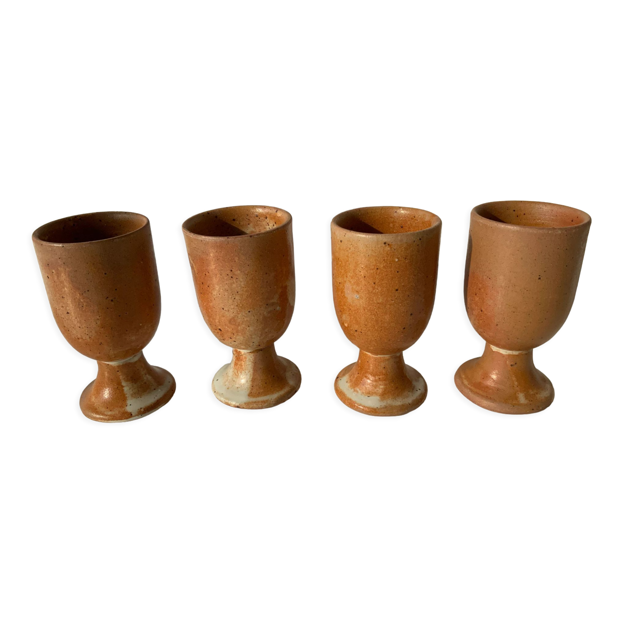 Selency x Monoprix Croisé Laroche pink stoneware mugs