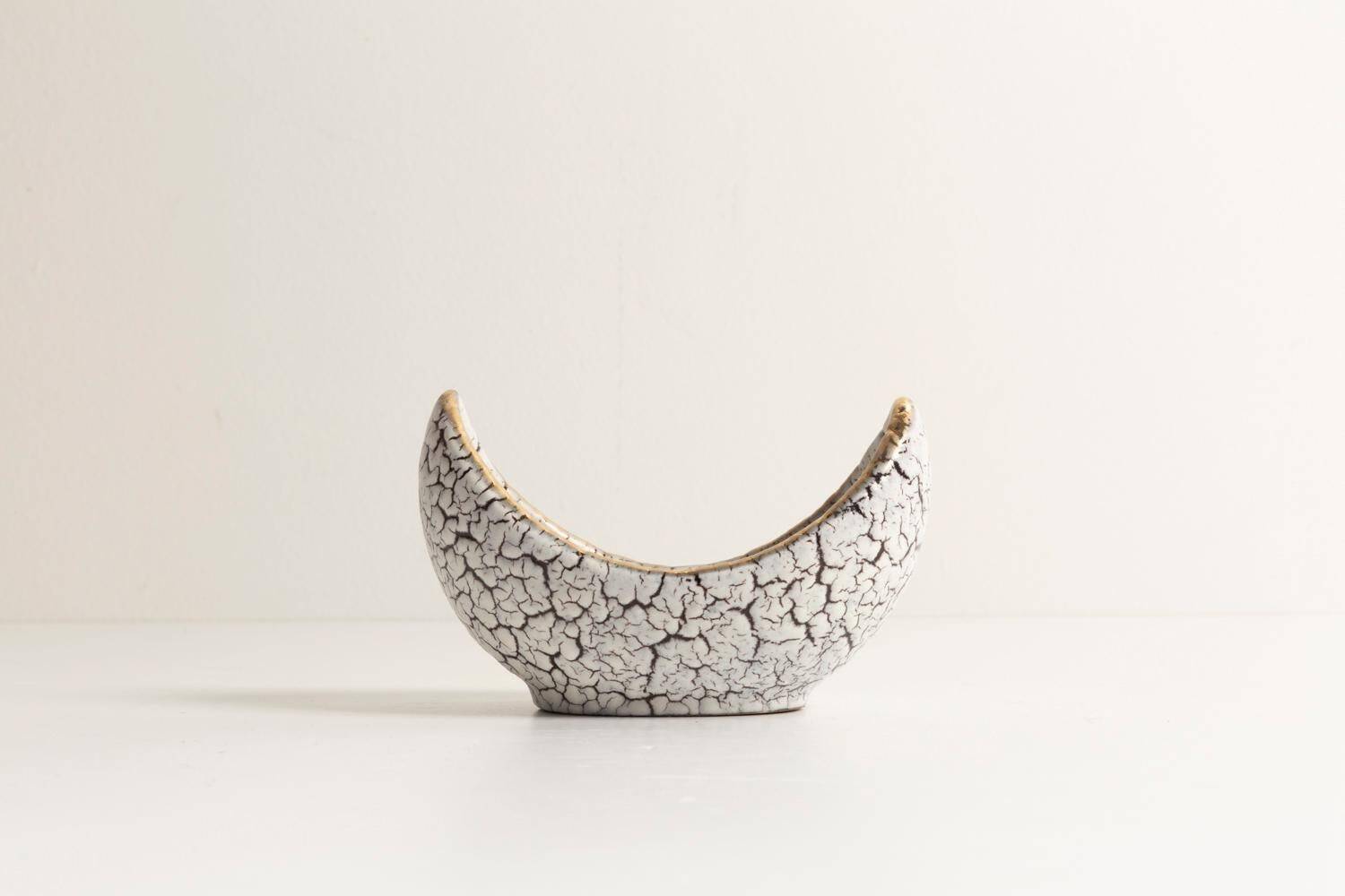 Mini ceramic and glass bowl, Italy, 1970s