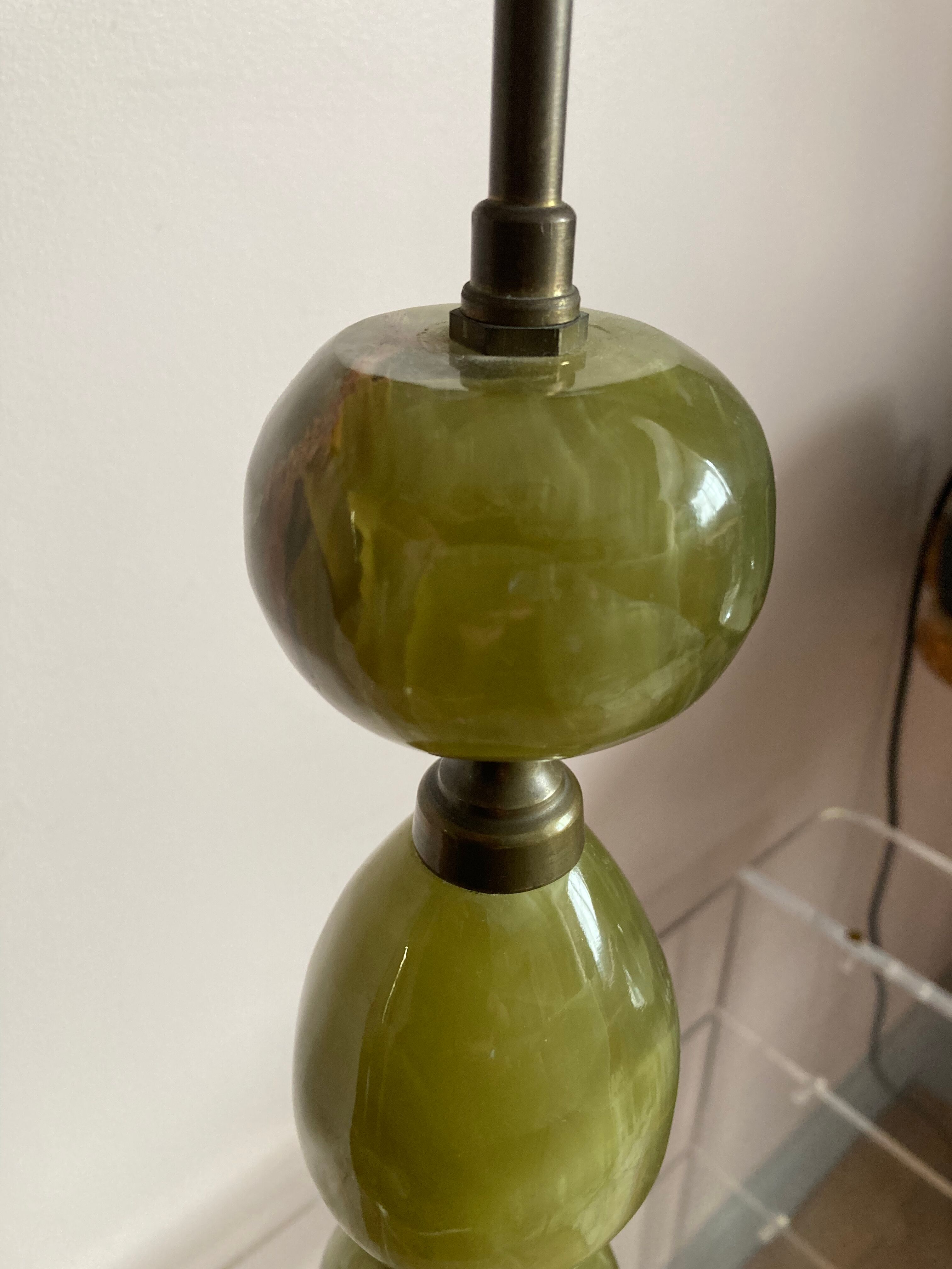 Onyx lamp foot
