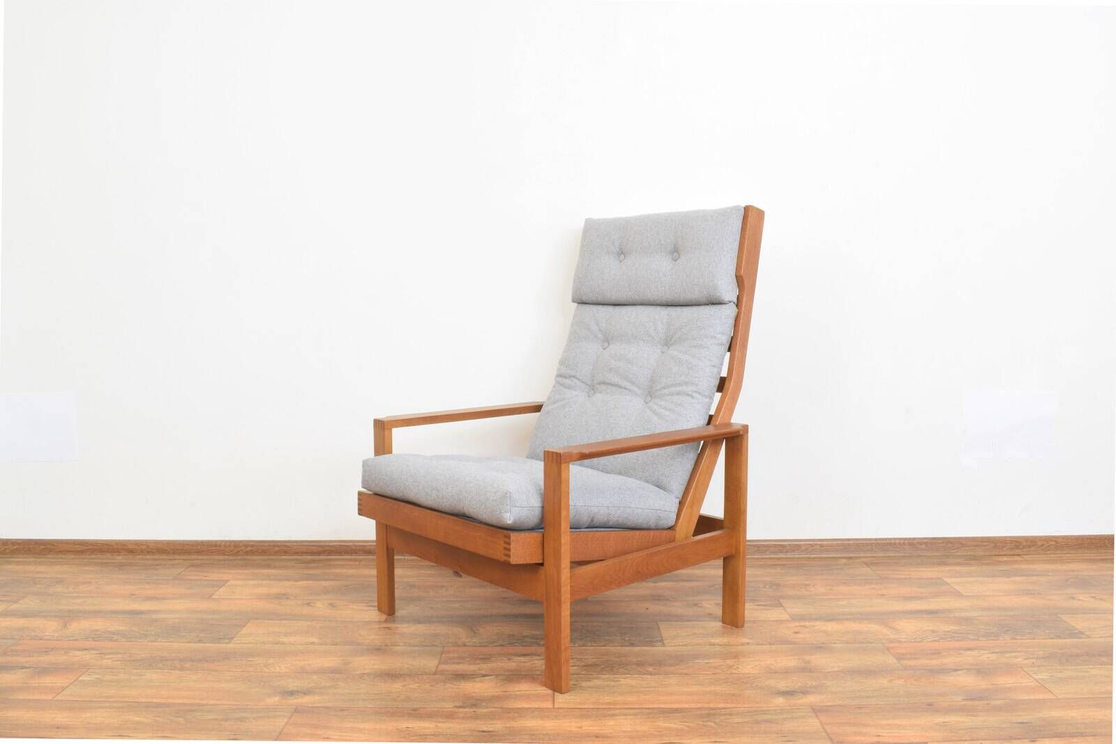 Mid-Century Danish Oak Armchair by Leif Alring for Madsen & Schubell, 1960s