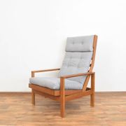 Mid-Century Danish Oak Armchair by Leif Alring for Madsen & Schubell, 1960s