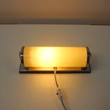 Design bauhaus chrome wall lamp, 1930s