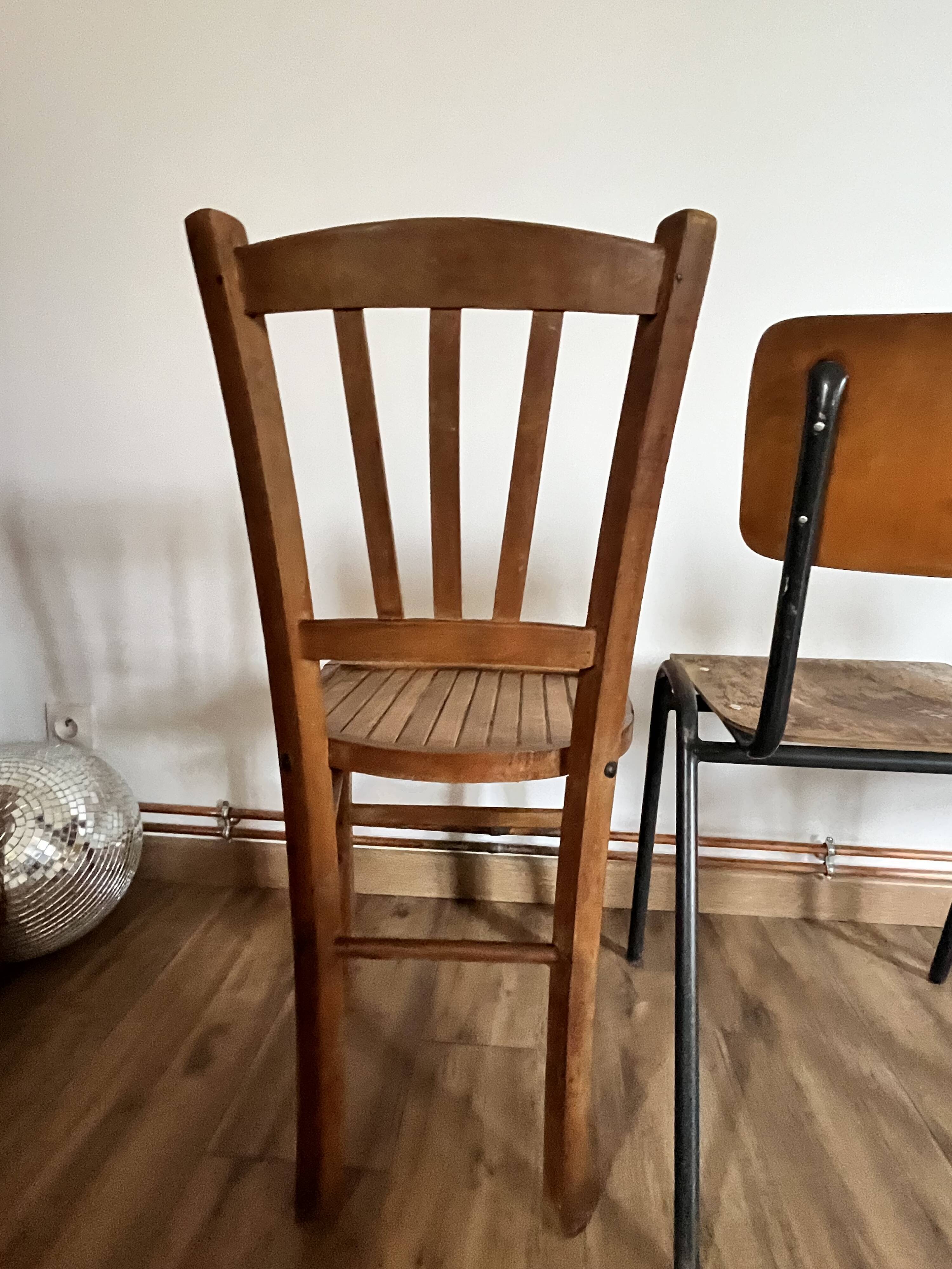 Set of 4 mismatched chairs