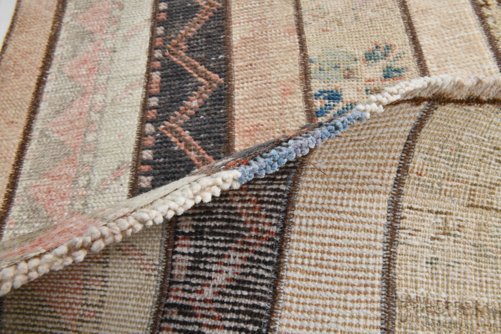 Mid Century Modern Vintage Runner Rug, 71x290Cm