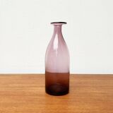Mid-century Danish glass bottle vase, 1960s.