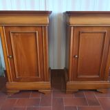 Pair of cherry bedsides