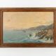 Marine painting by Georges Capgras, 1898, canvas by Paul Foinet, Paris.