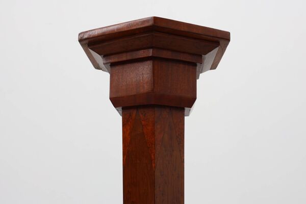 Console Art Déco en loupe de chêne et chêne français, 1925