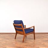 Danish Teak Senator Lounge Chair by Ole Wanscher for Cado, 1960s.