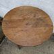 Small round table, pedestal table