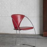 Set of 4 dining chairs 'Linda' by Arrben, Italian design, 1980s