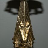Rare pair of 19th century bronze candlesticks