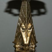 Rare pair of 19th century bronze candlesticks