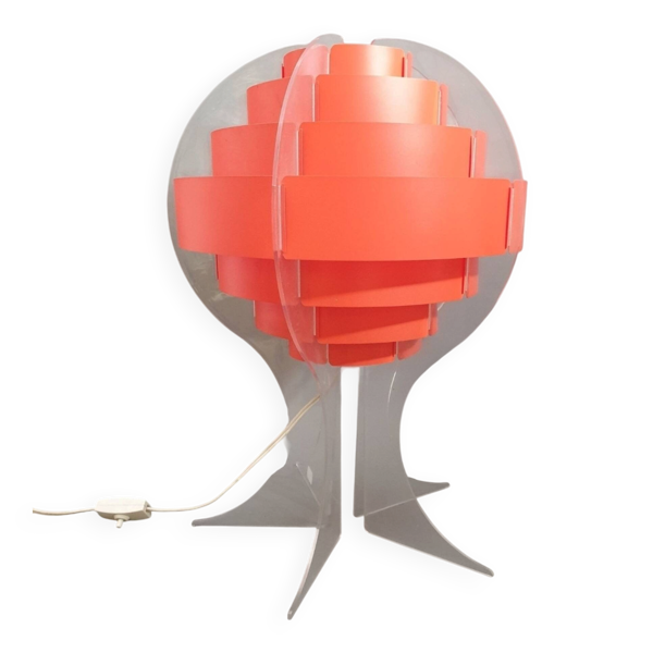 Lampe Space Age « Optima » par Preben Jacobsen & Flemming Brylle