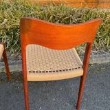 4 Niels Otto Møller chairs model 71