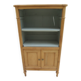 Beautifully crafted Louis XVI style bookcase in wood.