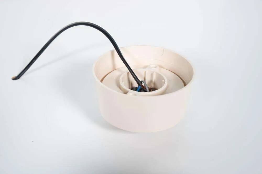 Vintage opaline ceiling light from the 1950s, minimalist.