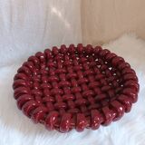Woven fruit basket Jérôme Massier Vallauris bordeaux