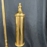 Ancienne lampe Quintet globe opaline XXème