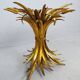 Gilt metal coffee table style Coco Chanel France 1960s
