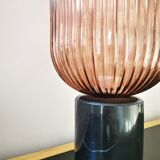 Pink marble lamp