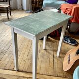 Small vintage farmhouse desk table 1960