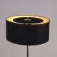 Vintage metal floor lamp with star base, 1960s