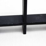 Modernist cast iron candle holder
