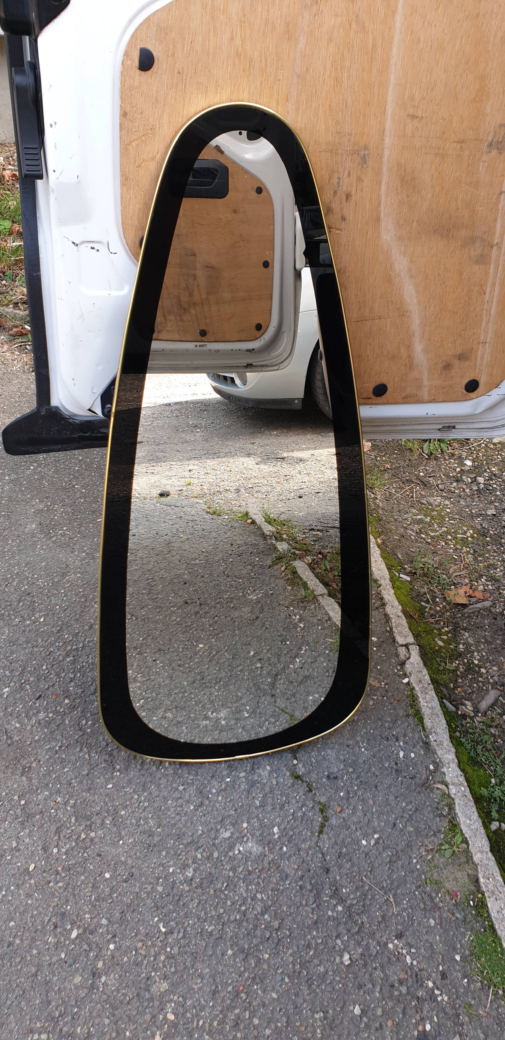 Vintage oval mirror