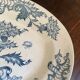 Oval serving dish, ironstone, Longwy, 19th century