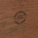 Commode bombée avec plateau en marbre, Ryden möbler AB, Nybro (Suède)