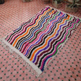 moroccan hand-woven azilal carpet berber 212 x 136 cm