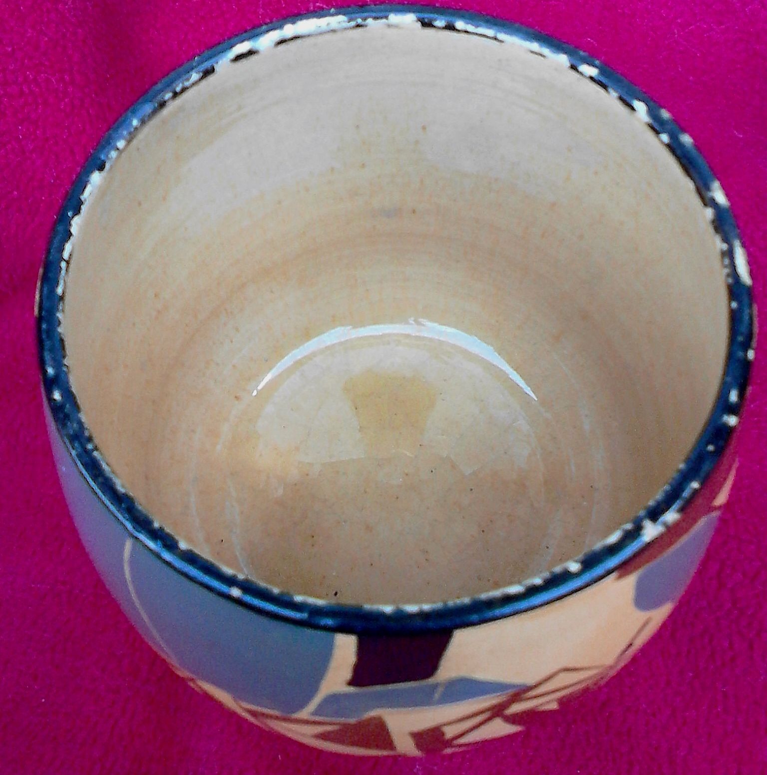 Louis Giraud signed ceramic vase