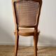Pair of Louis XV style beech tanned chairs with shell pattern