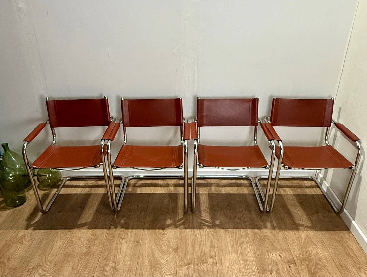 4 S34 armchairs in Marc Stam style