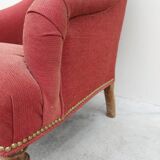 Napoleon III style toad armchair