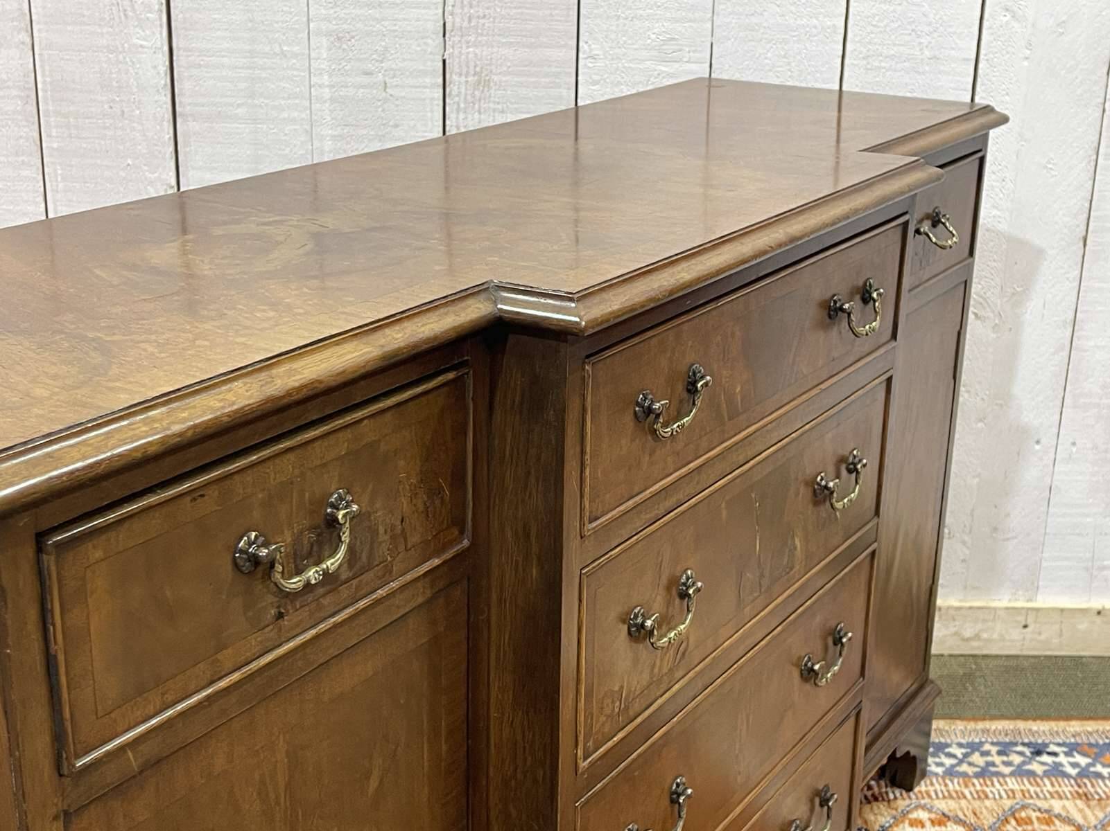 1950s English mahogany sideboard
