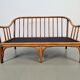Organic Modern Bamboo and Rattan Loveseat from McGuire, 1970s