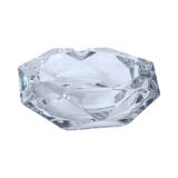 Glass ashtray Bohemia, Czechoslovakia, 1970s