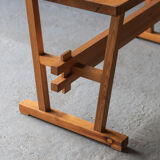 Dining set of 3 in solid oregon pine