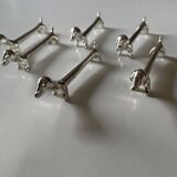 Vintage silver-plated dachshund knife rest