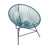 Fauteuil huatulco bleu océan