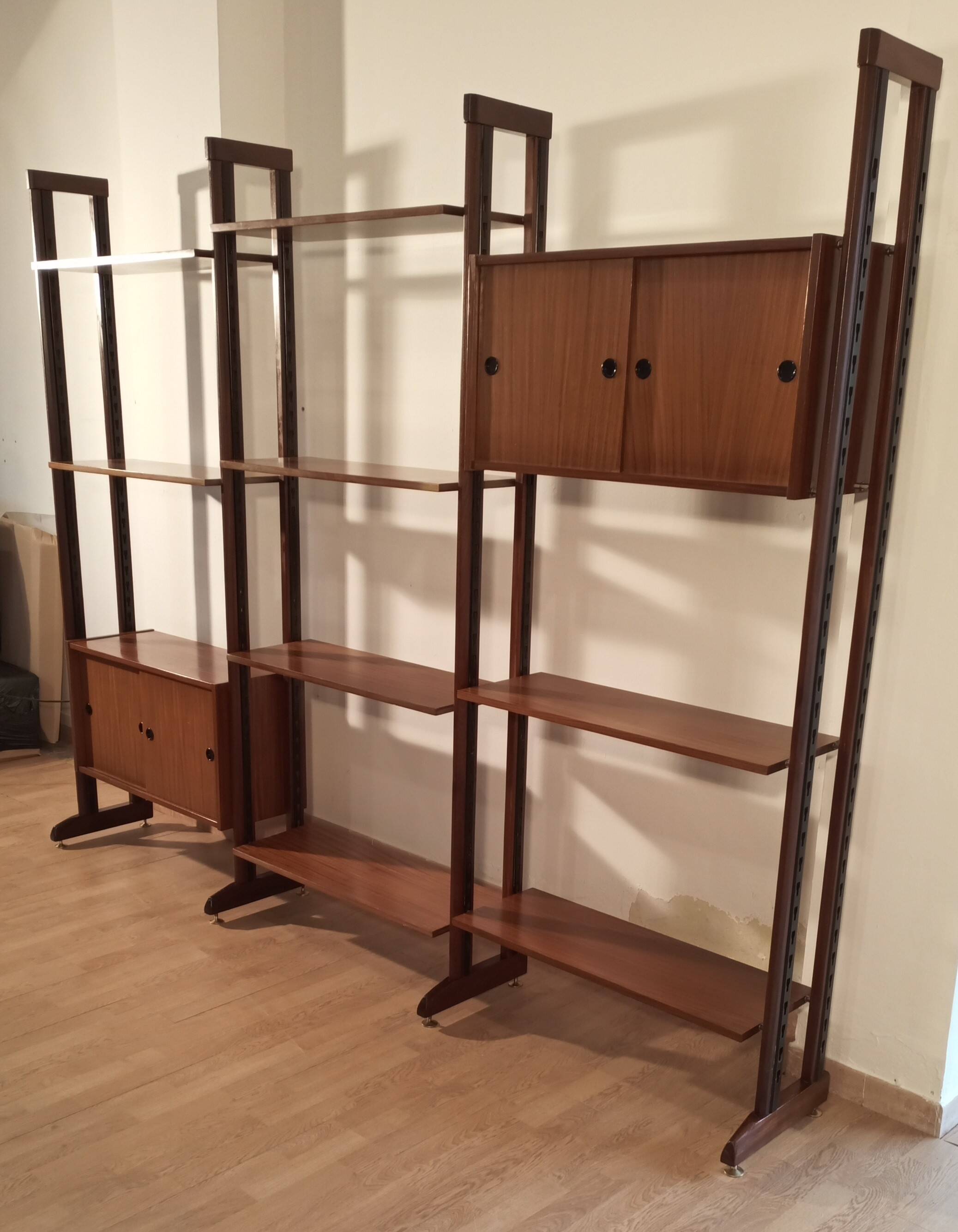 Vintage Modular Teak Bookcase, 1960s