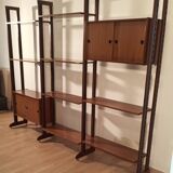 Vintage Modular Teak Bookcase, 1960s