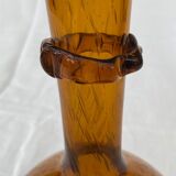 Biot blown glass vase signed