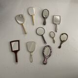 Set of 10 hand mirrors