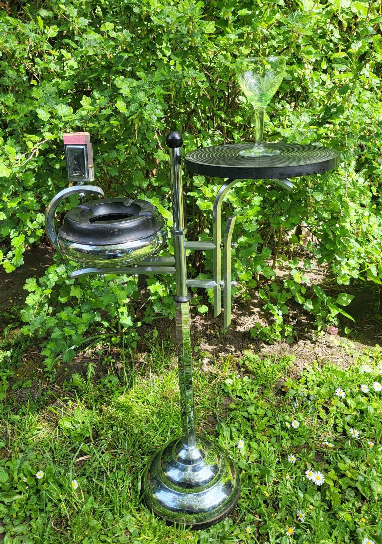 Cendrier chrome et bakélite par Demeyere