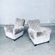 Set of Art Deco armchairs, Belgium, 1940s