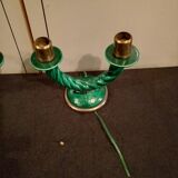 CANDLESTICK PAIR Twisted