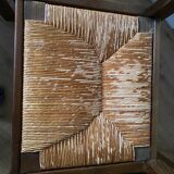4 Regain elm straw chairs